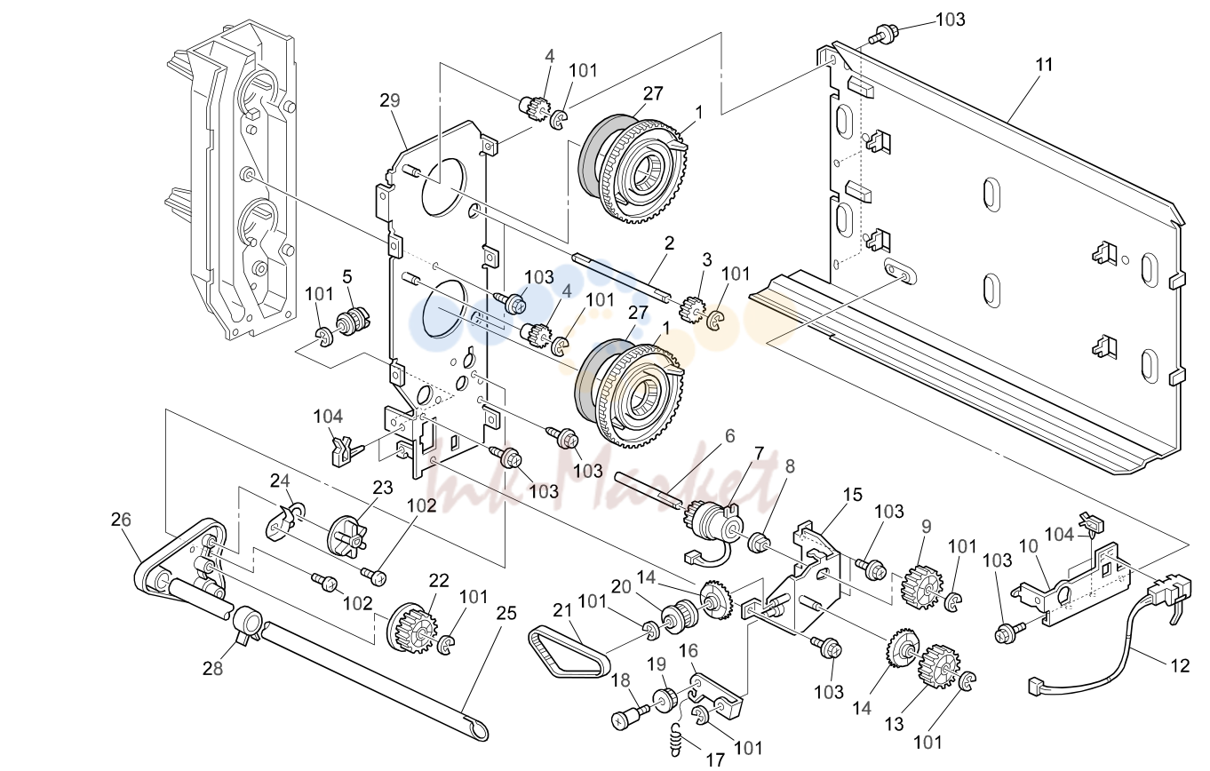 5. TONER SUPPLY UNIT 1 (A294)