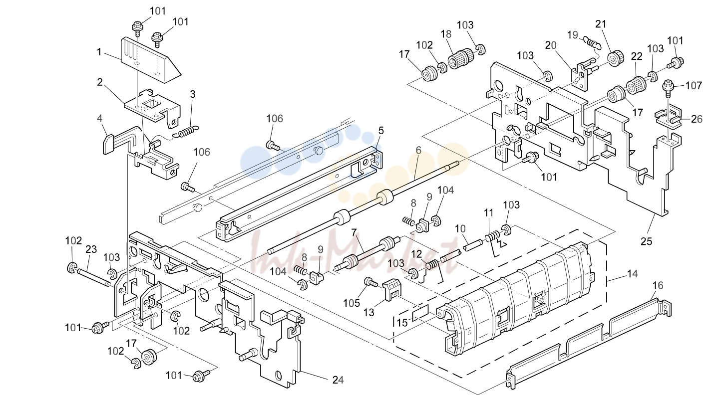 16. PAPER EXIT SECTION 4 (A294)
