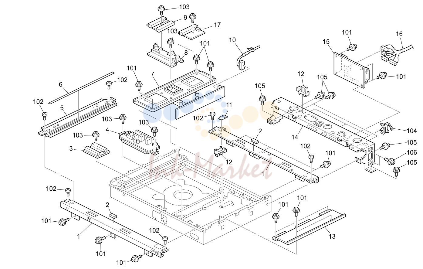 4. SCANNER UNIT 1 (B051/B052)