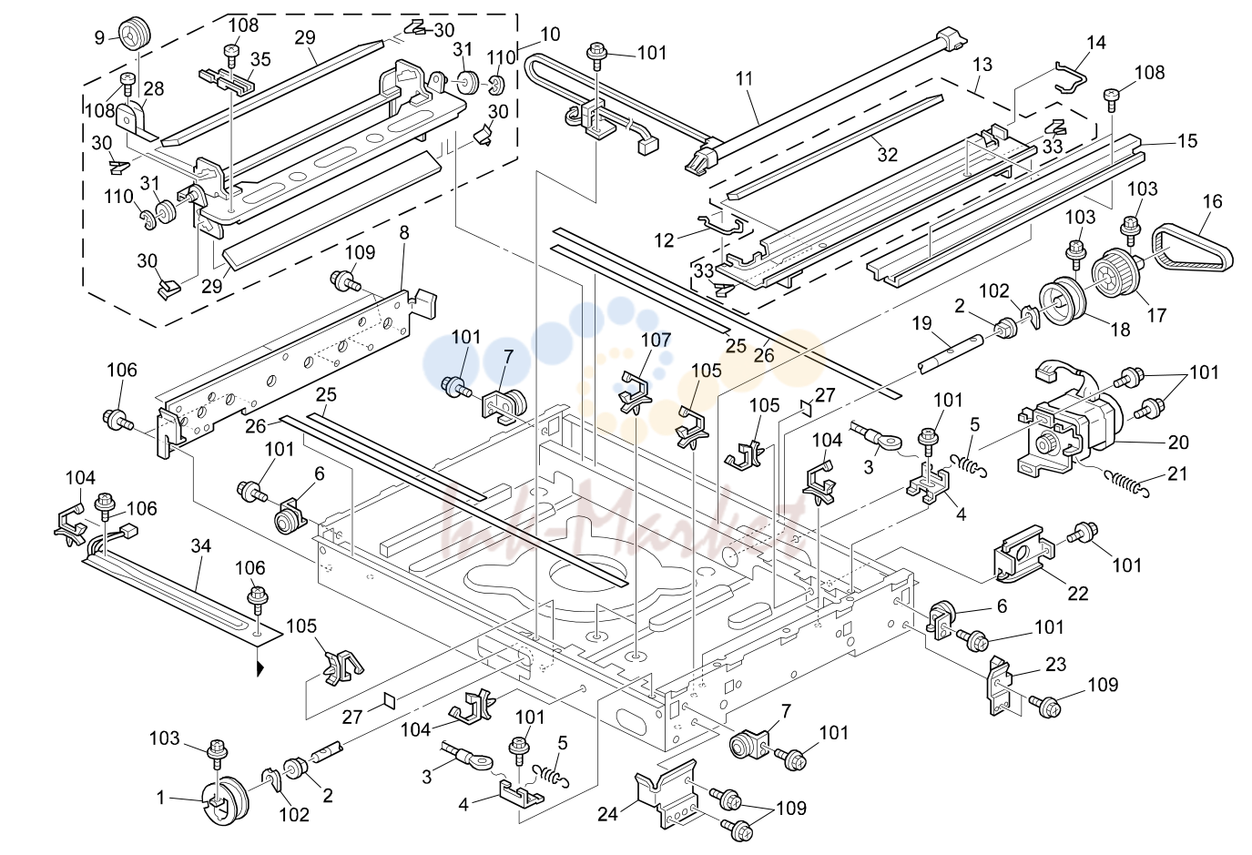 5. SCANNER UNIT 2 (B051/B052)