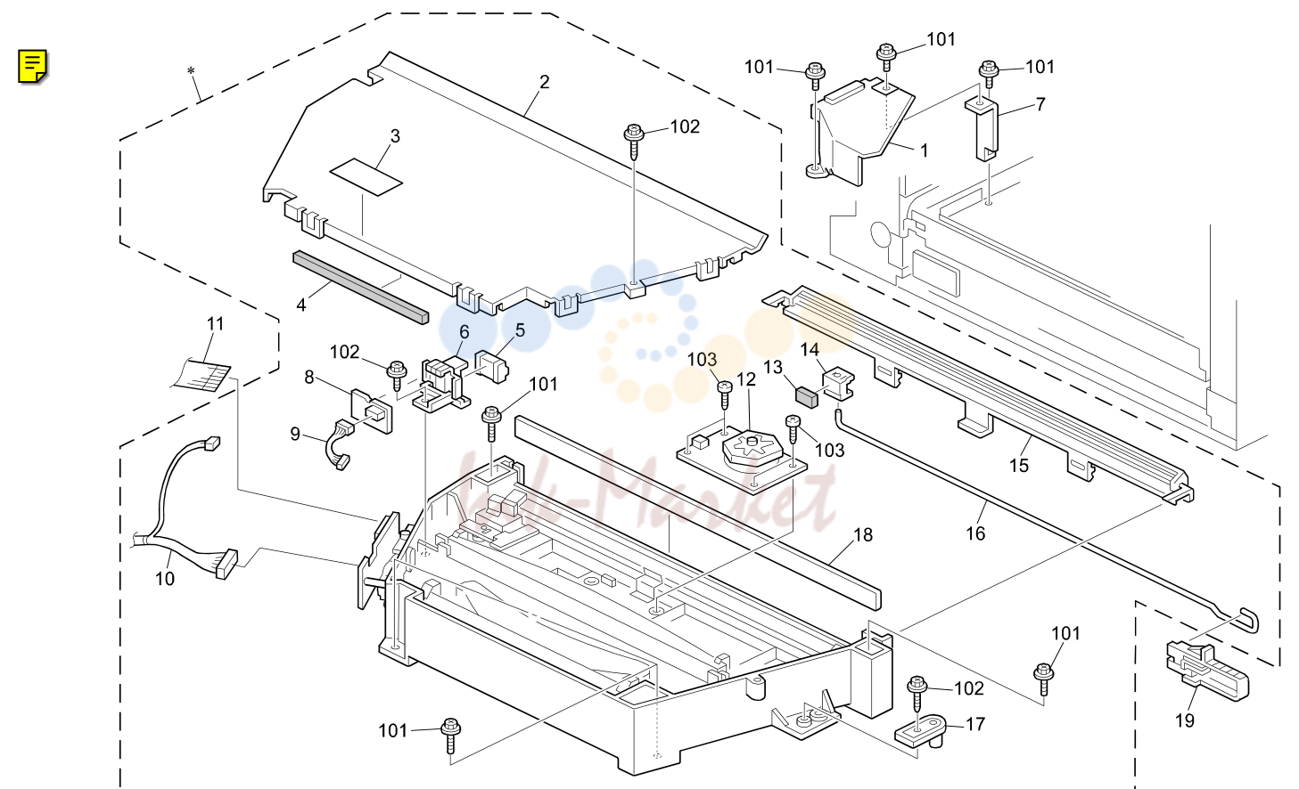 6. LASER UNIT (B051/B052)