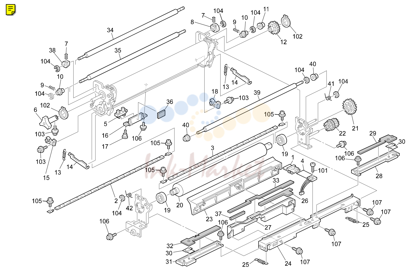 16. FUSING UNIT 2 (B051/B052)