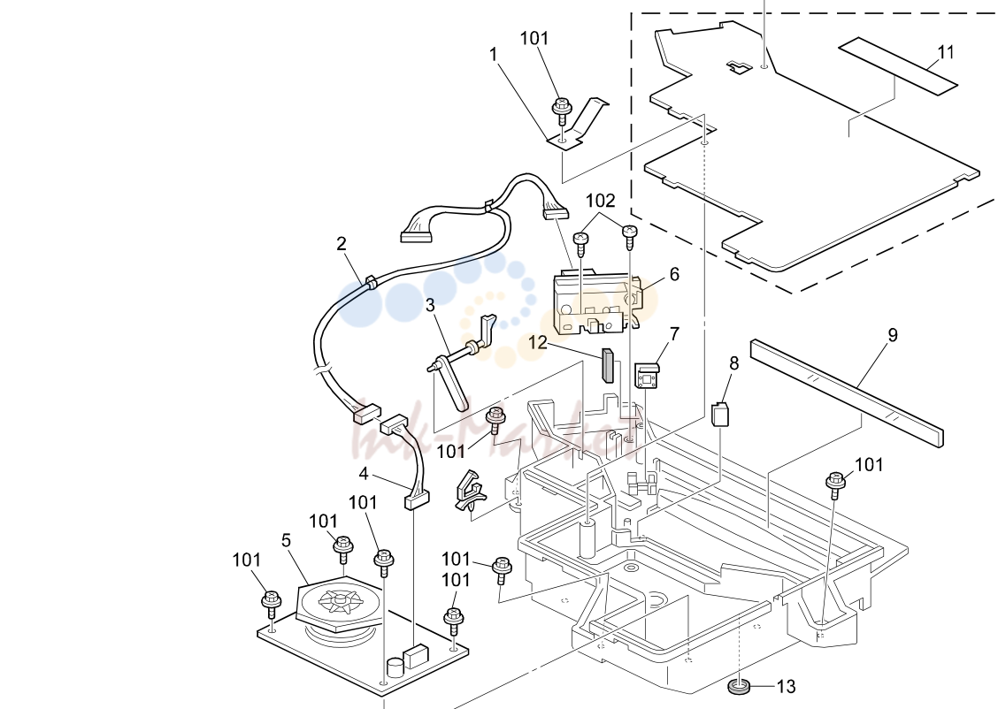 13. LASER UNIT (B129/B130/B168/B169)