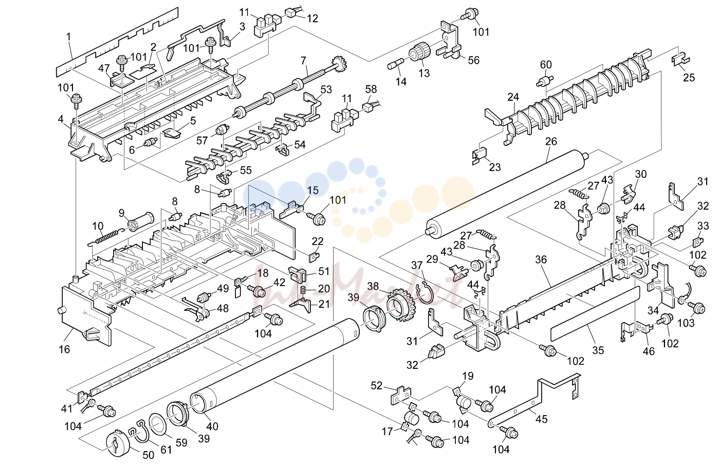 15. FUSING UNIT (B129/B130/B168/B169)