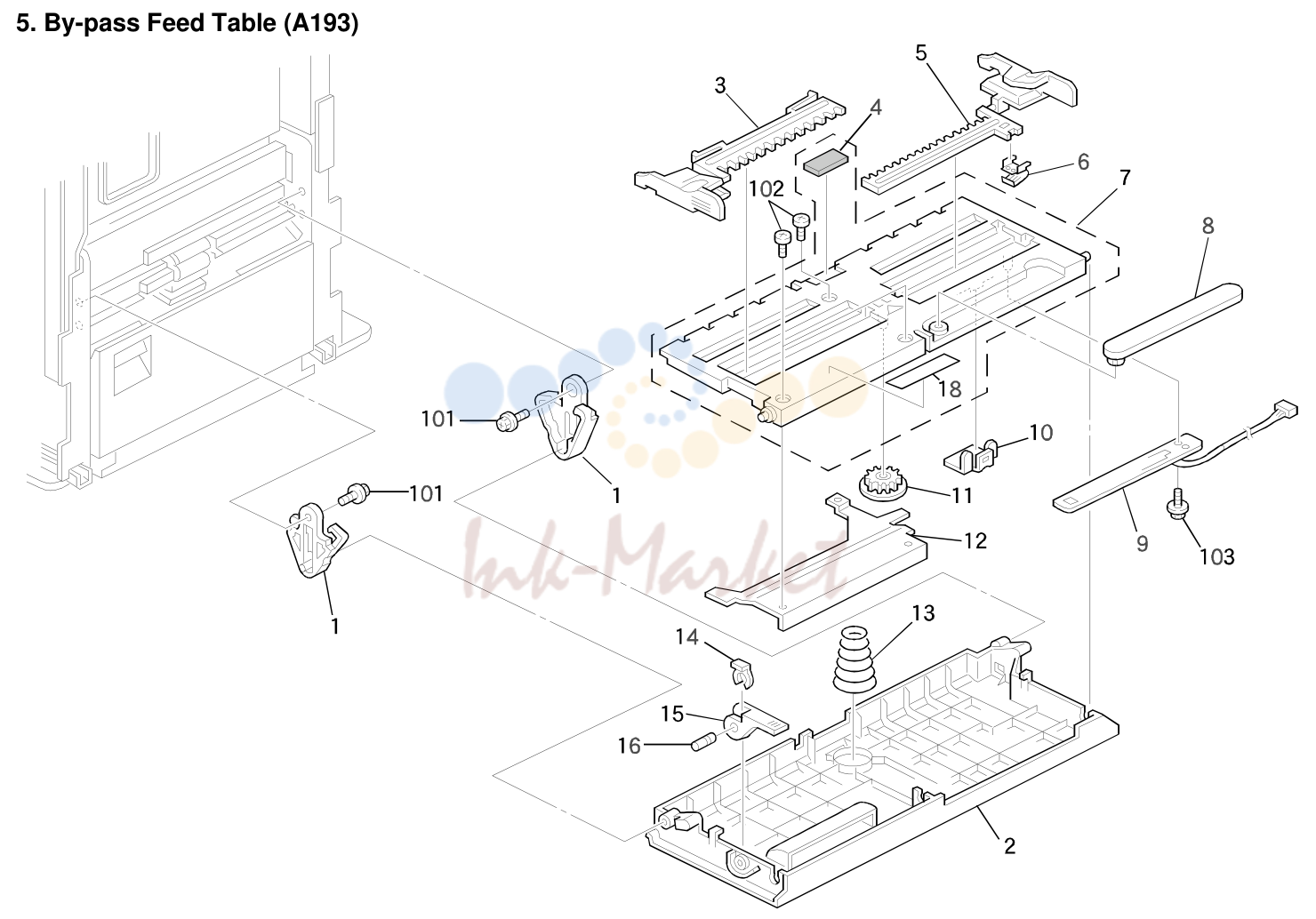 5. By-pass Feed Table (A193)