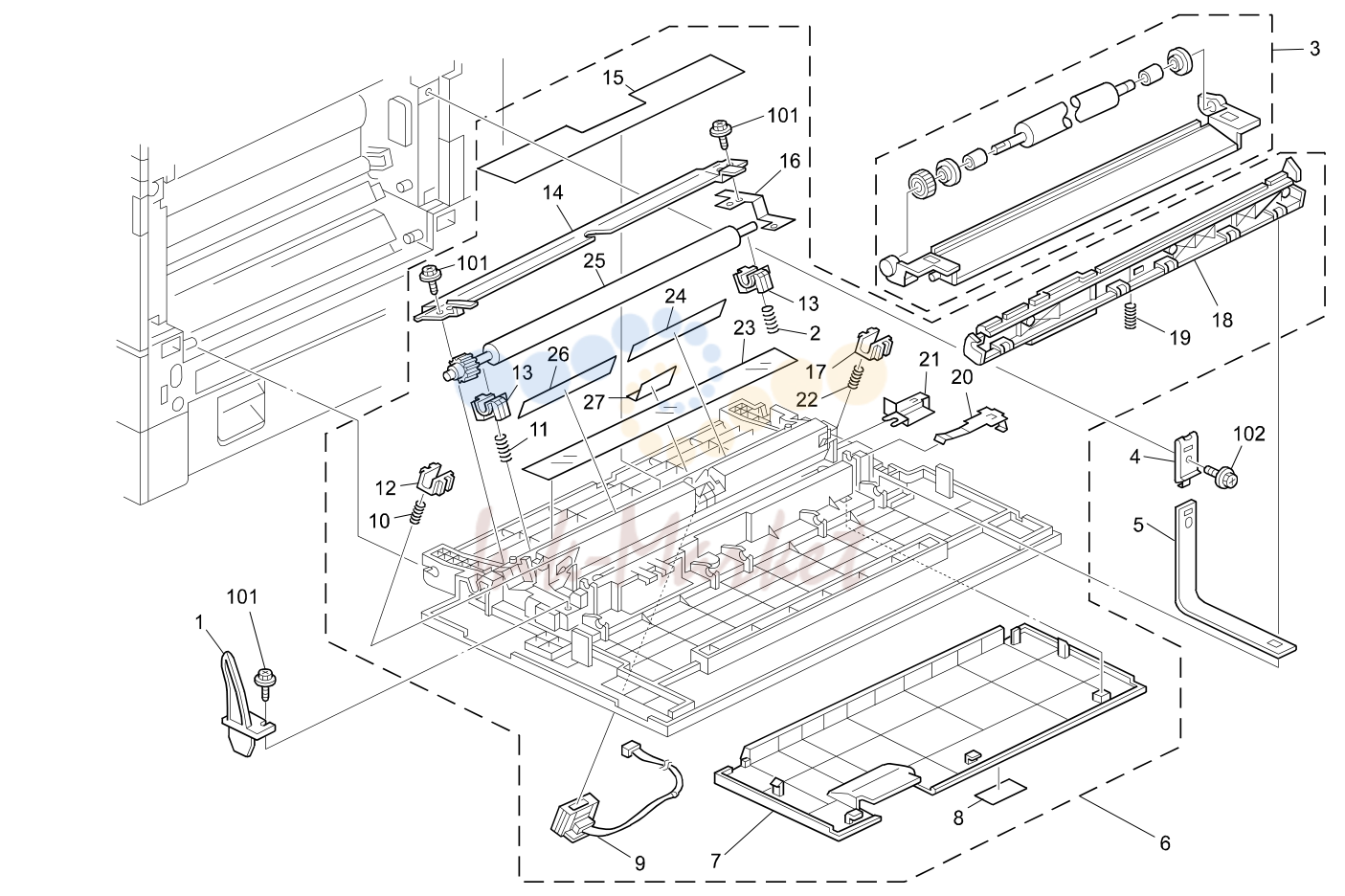 9. TRANSFER UNIT (B089/B093/B097)