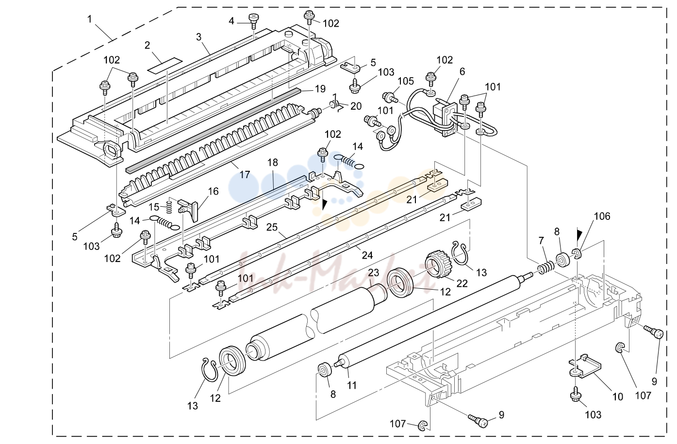16. FUSING UNIT 1 (B089/B093/B097)