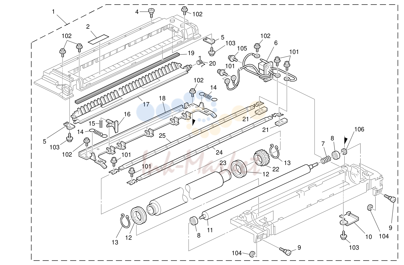 17. FUSING UNIT 1 (B205/B209)