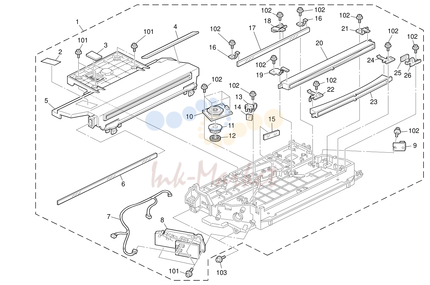 8. LASER UNIT (B195/B198/B264/B265)