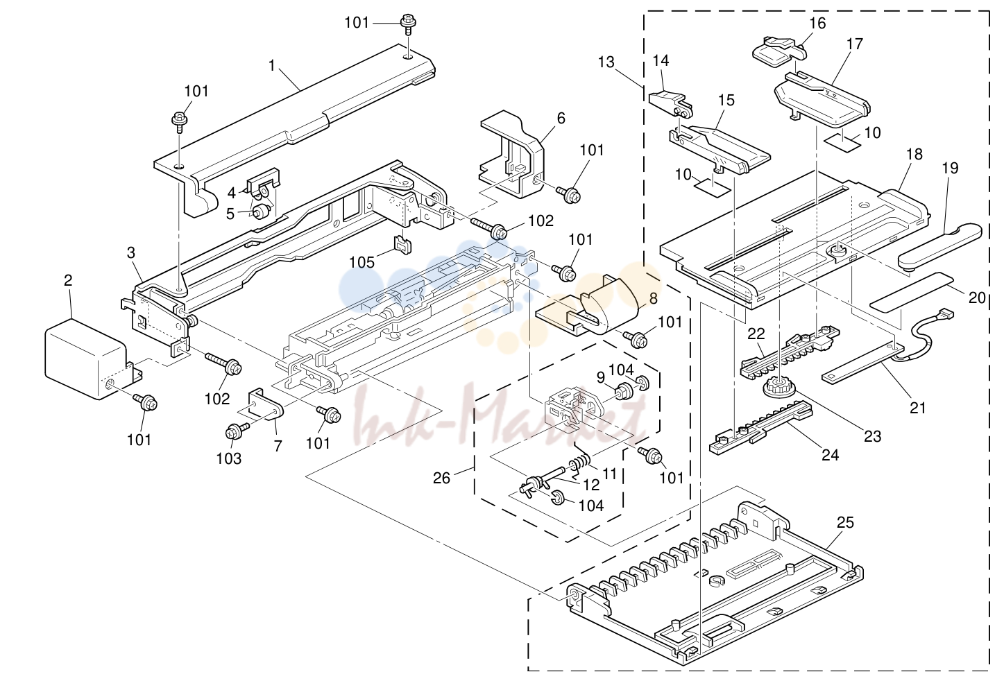 9. BY-PASS FEED UNIT 1 (B195/B198/B264/B265)