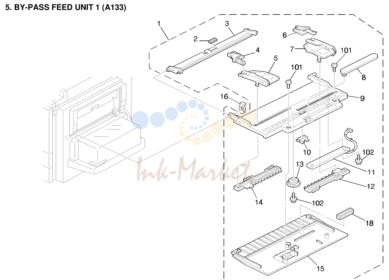 5. BY-PASS FEED UNIT 1 (A133)