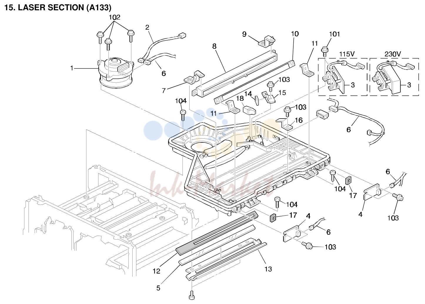 15. LASER SECTION (A133)