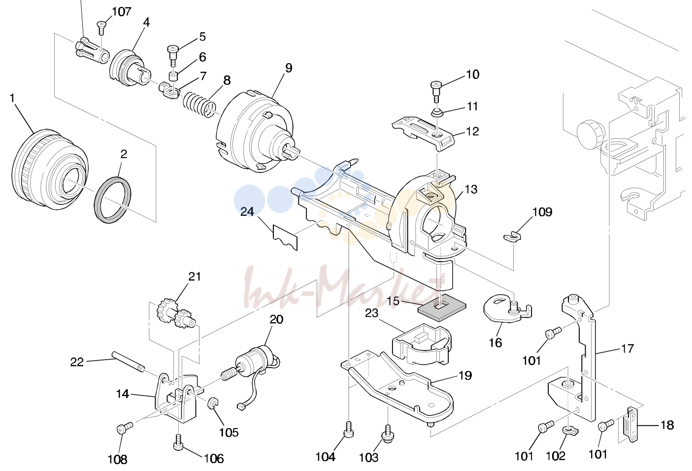 17. TONNER BOTTLE SECTION (A133)