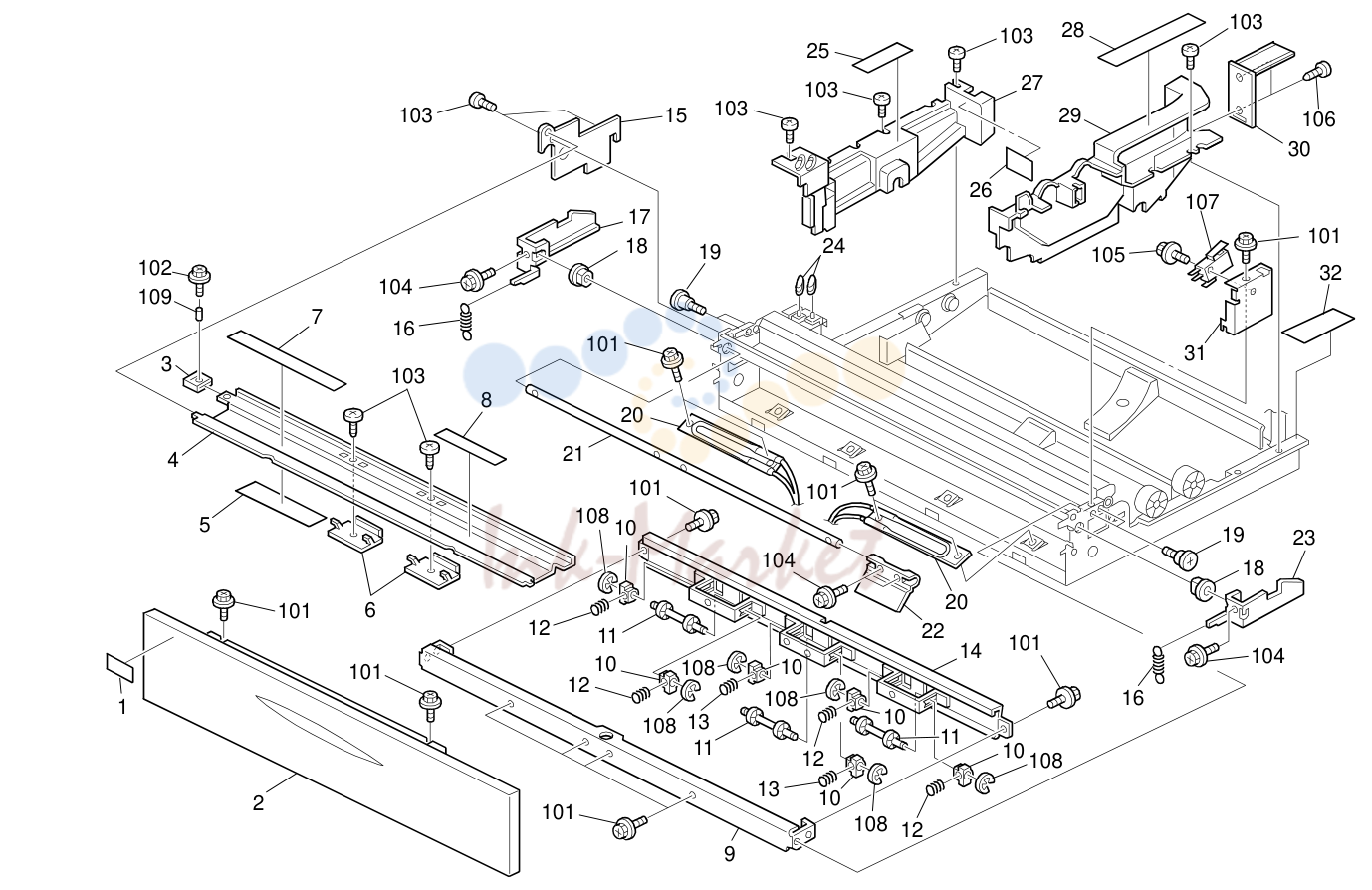 12. Paper Tray Unit 2 (B188)