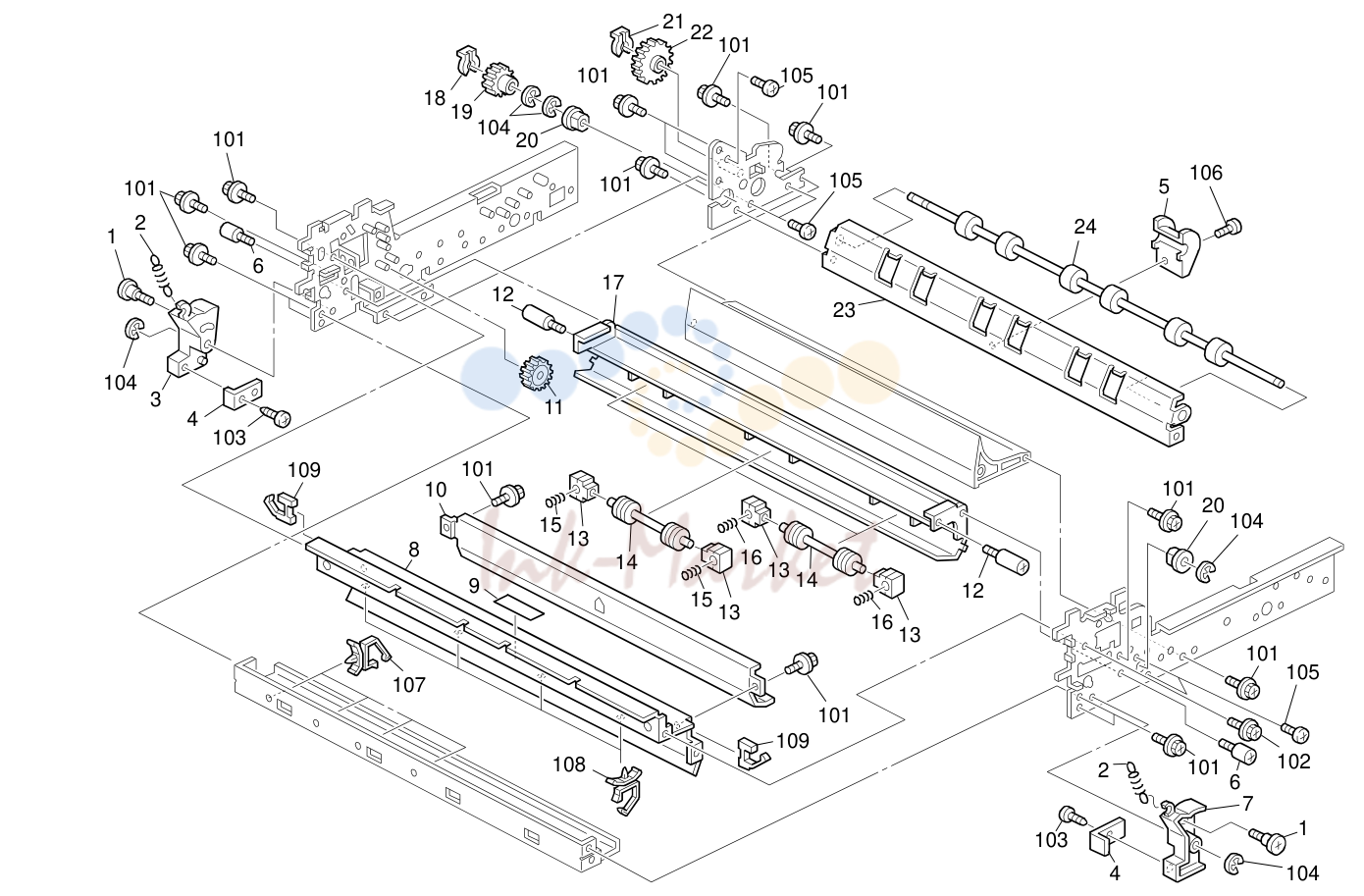 16. Paper Tray Unit 6 (B188)
