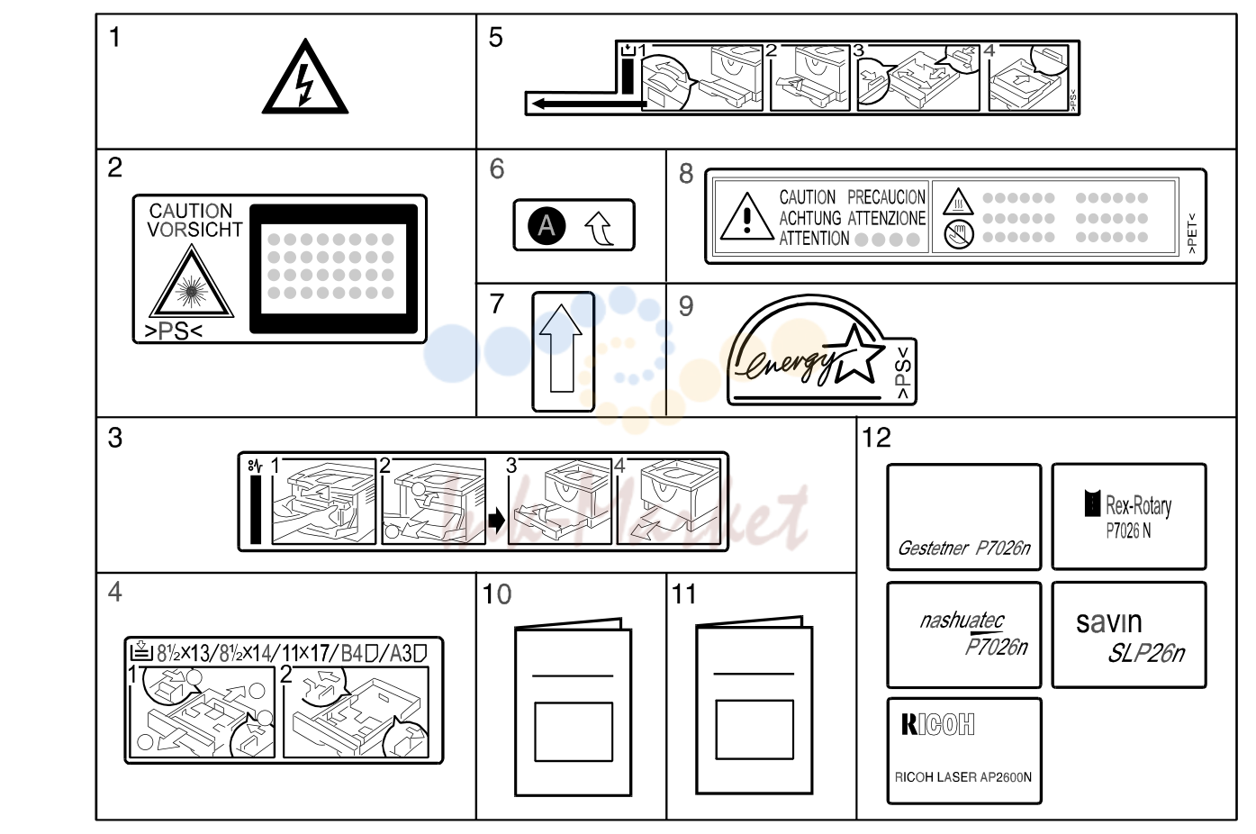15. DECAL AND DOCUMENT (G056/G058)