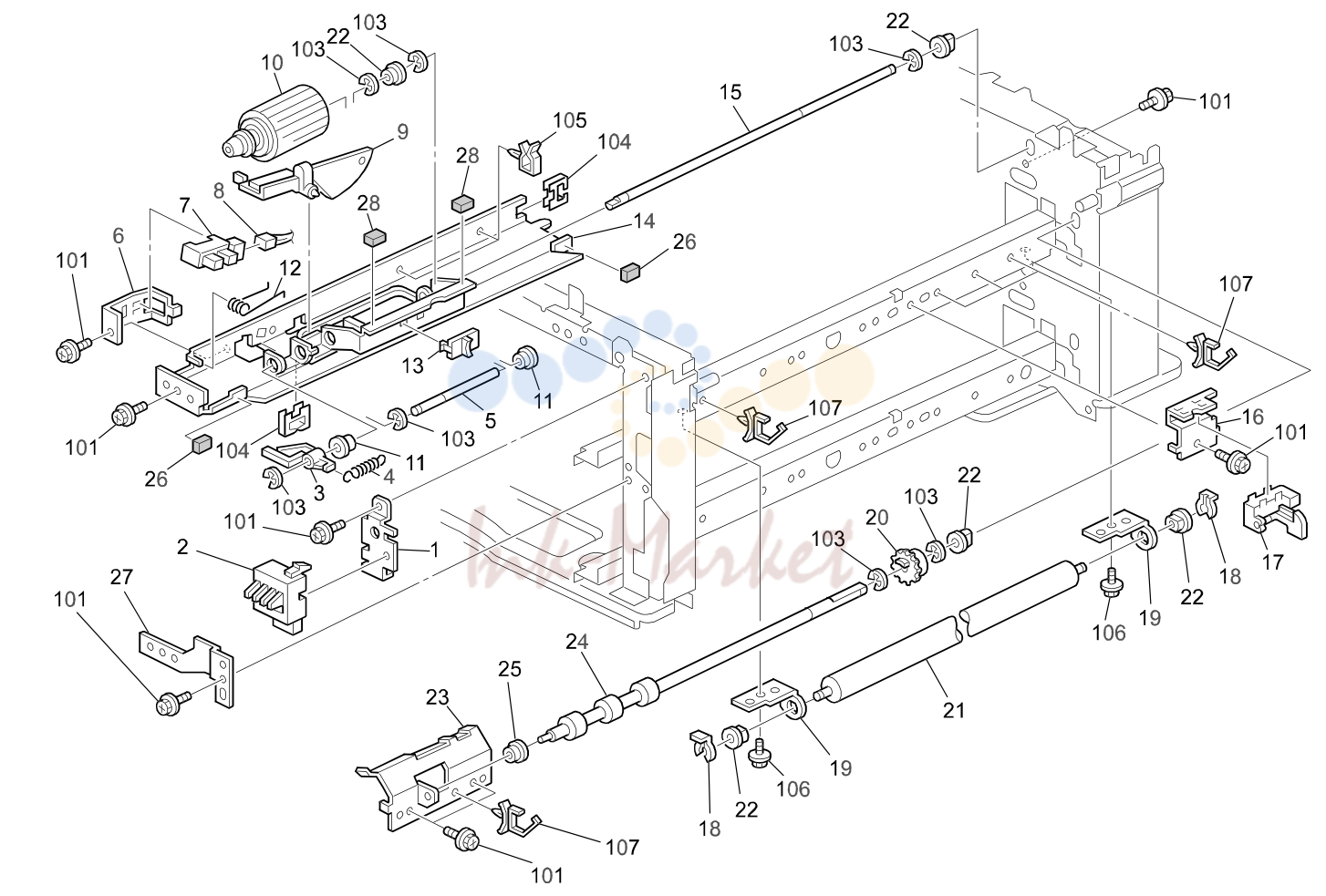 6. PAPER FEED SECTION 2 (G062)