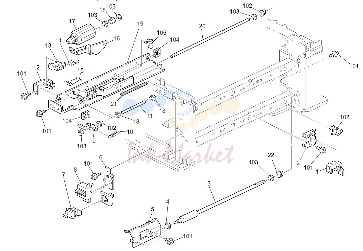 7. PAPER FEED SECTION 3 (G062)