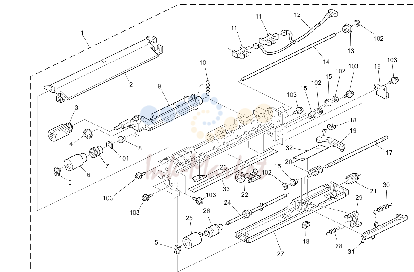 6. 1st Paper Feed Section (G060)
