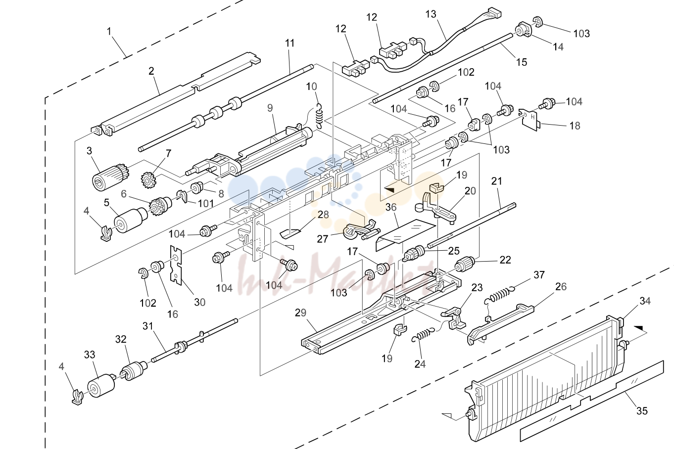 7. 2nd Paper Feed Section (G060)