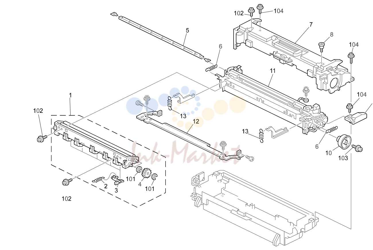 19. Fusing Unit 1 (G060)