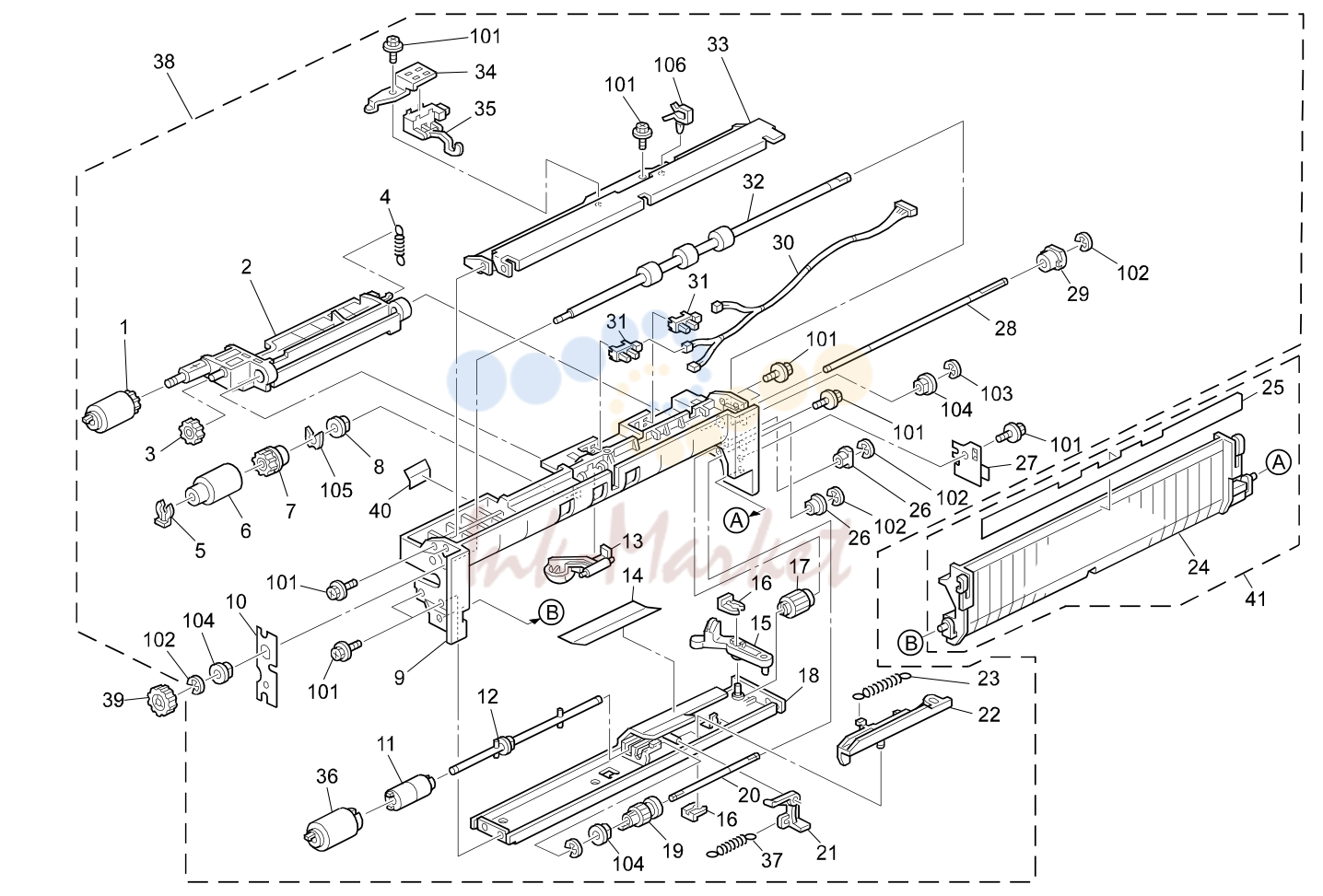 6. PAPER FEED SECTION (G035)