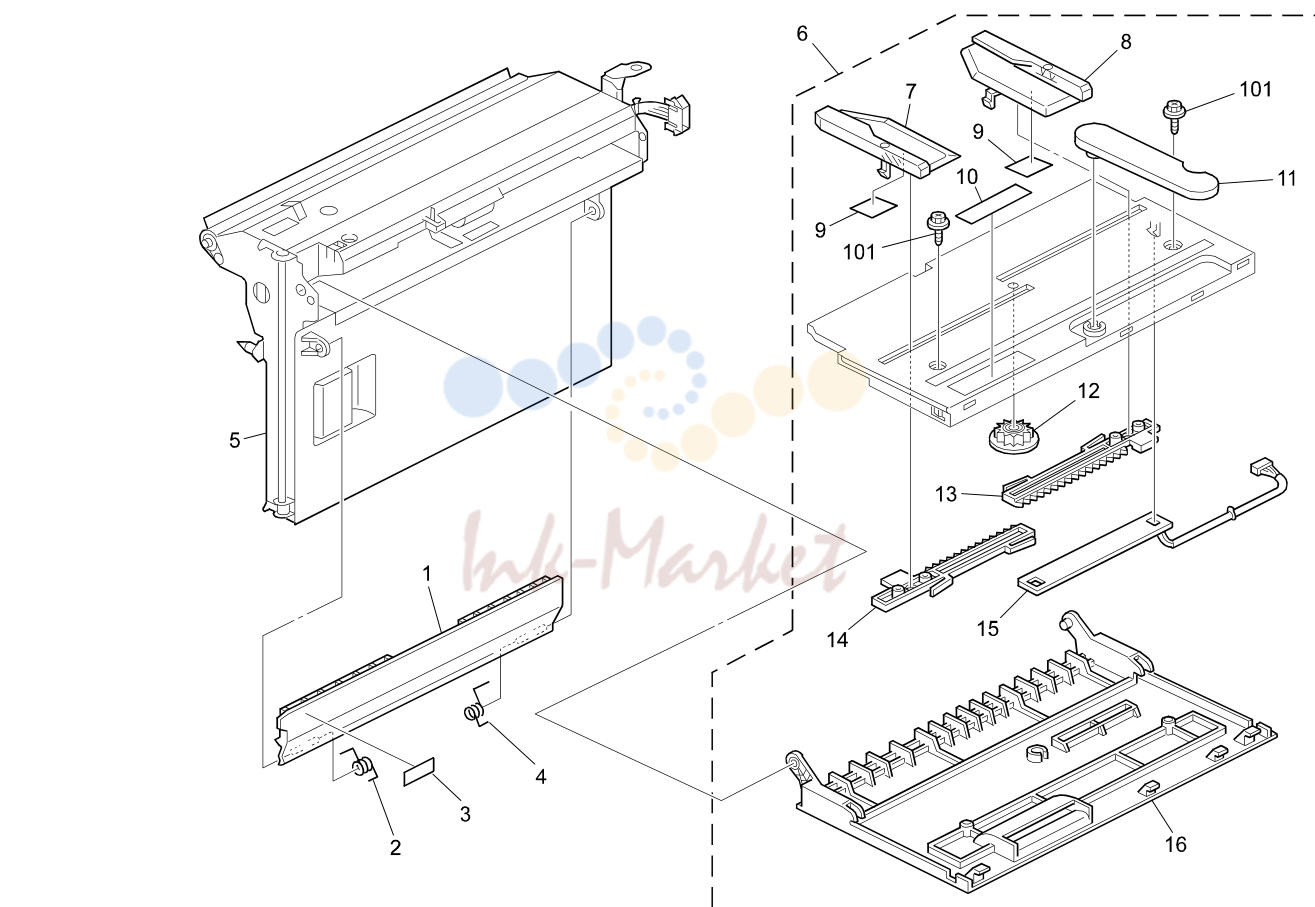 13. By-pass Feed Tray (B146/B147/B148/B149)