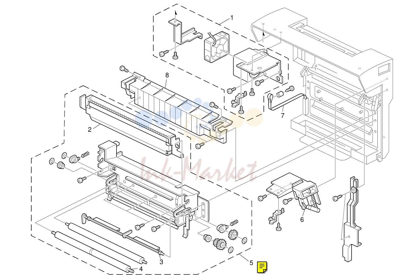 6. PAPER EXIT SECTION 1 (G108)