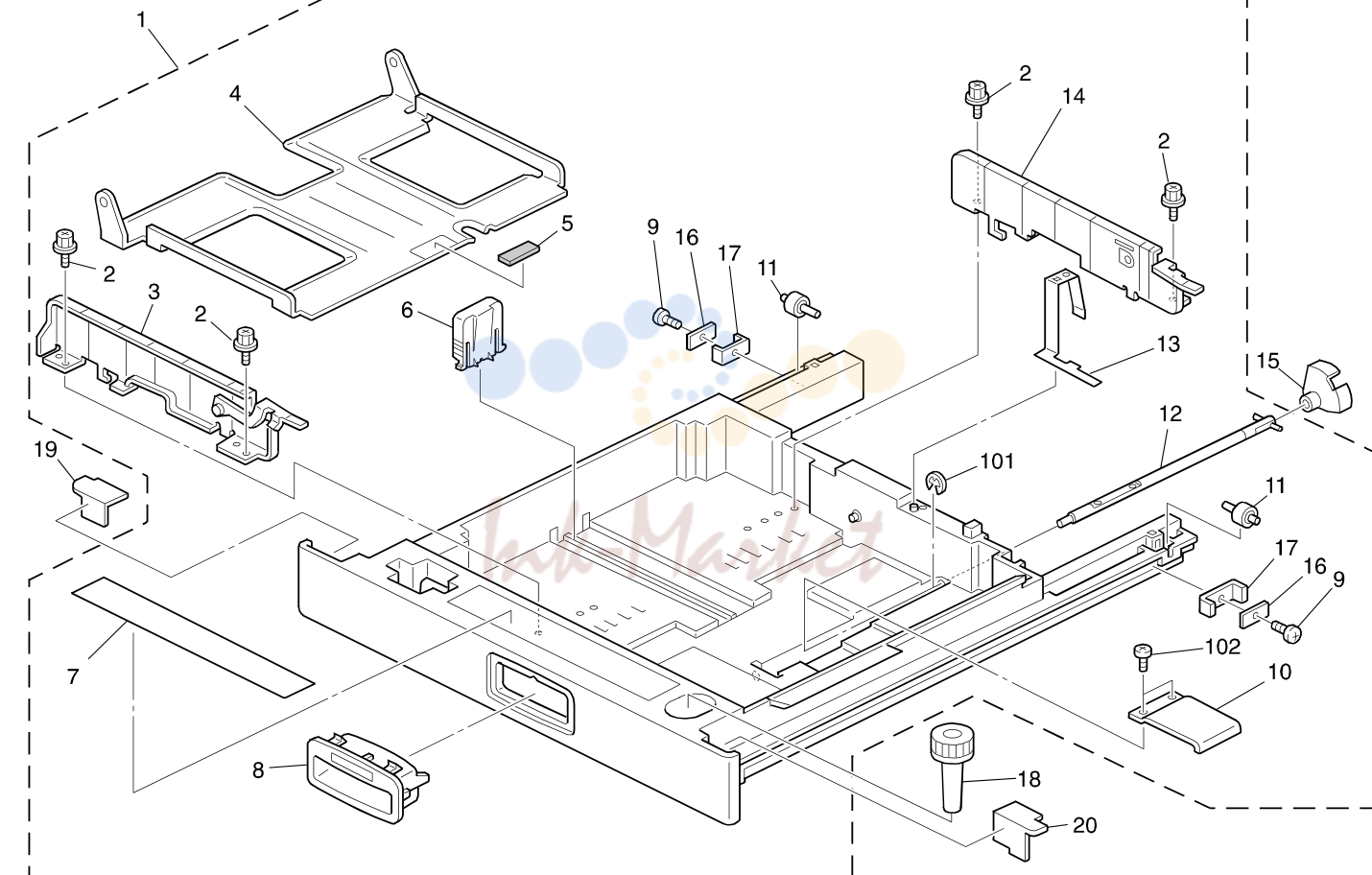 6. PAPER TRAY SECTION (A258)