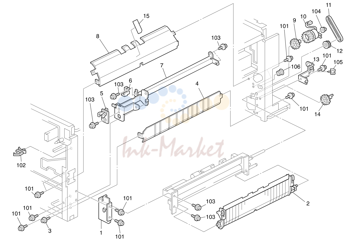 7. PAPER FEED SECTION 1 (A258)