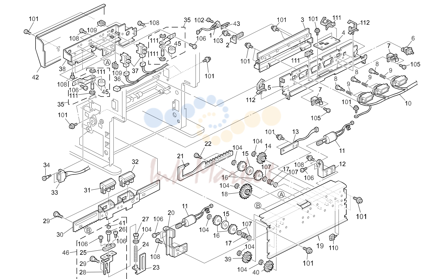 12. Paper Feed Section 4 (C239)