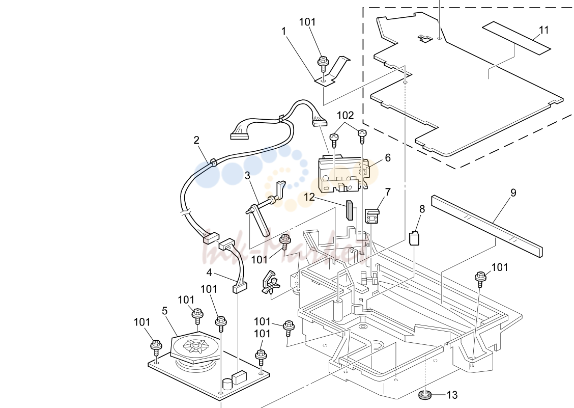 14. LASER UNIT (B262/B292/B280/B293)