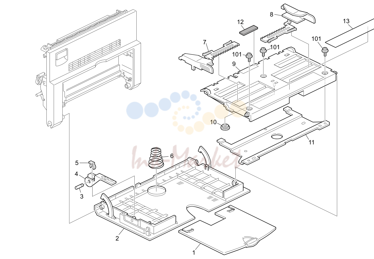 4. By-pass Feed Unit (D115/D116)