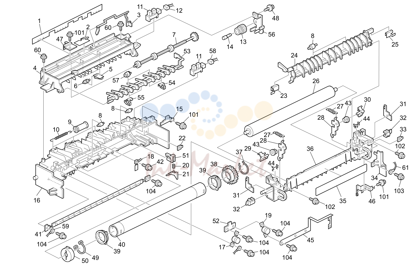 17. Fusing Unit (D115/D116)
