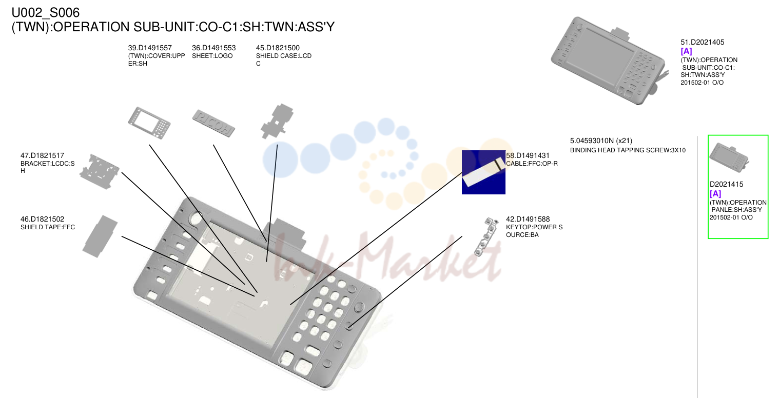 13. (TWN):OPERATION SUB-UNIT:CO-C1:SH:TWN:ASS'Y