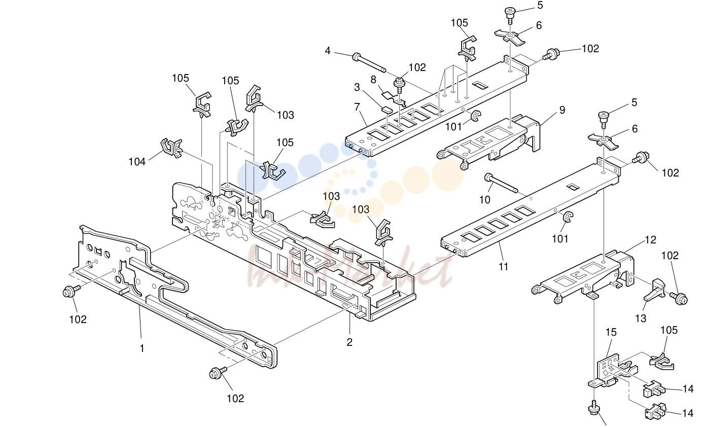 14. DF FRAME SECTION (B246/B248/B249/B250/B252/B253)
