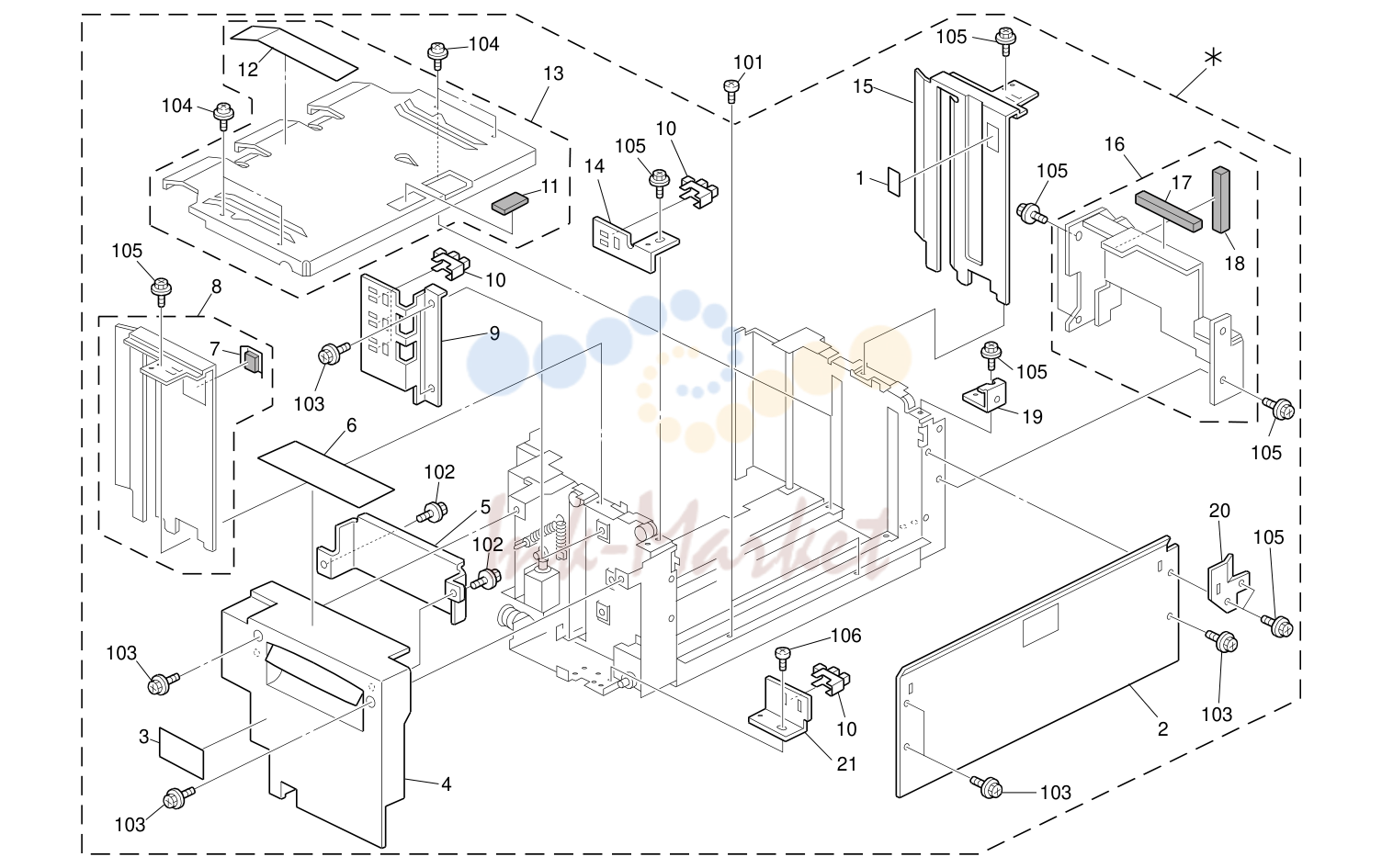 Tandem Tray 2 (D131/D132/D133)