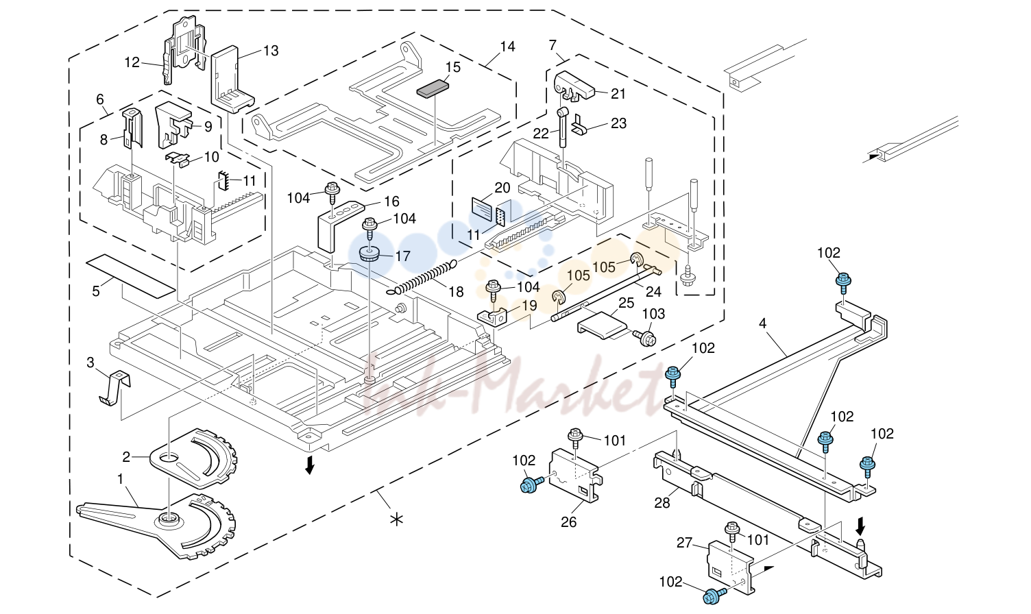 Universal Tray (D131/D132/D133)