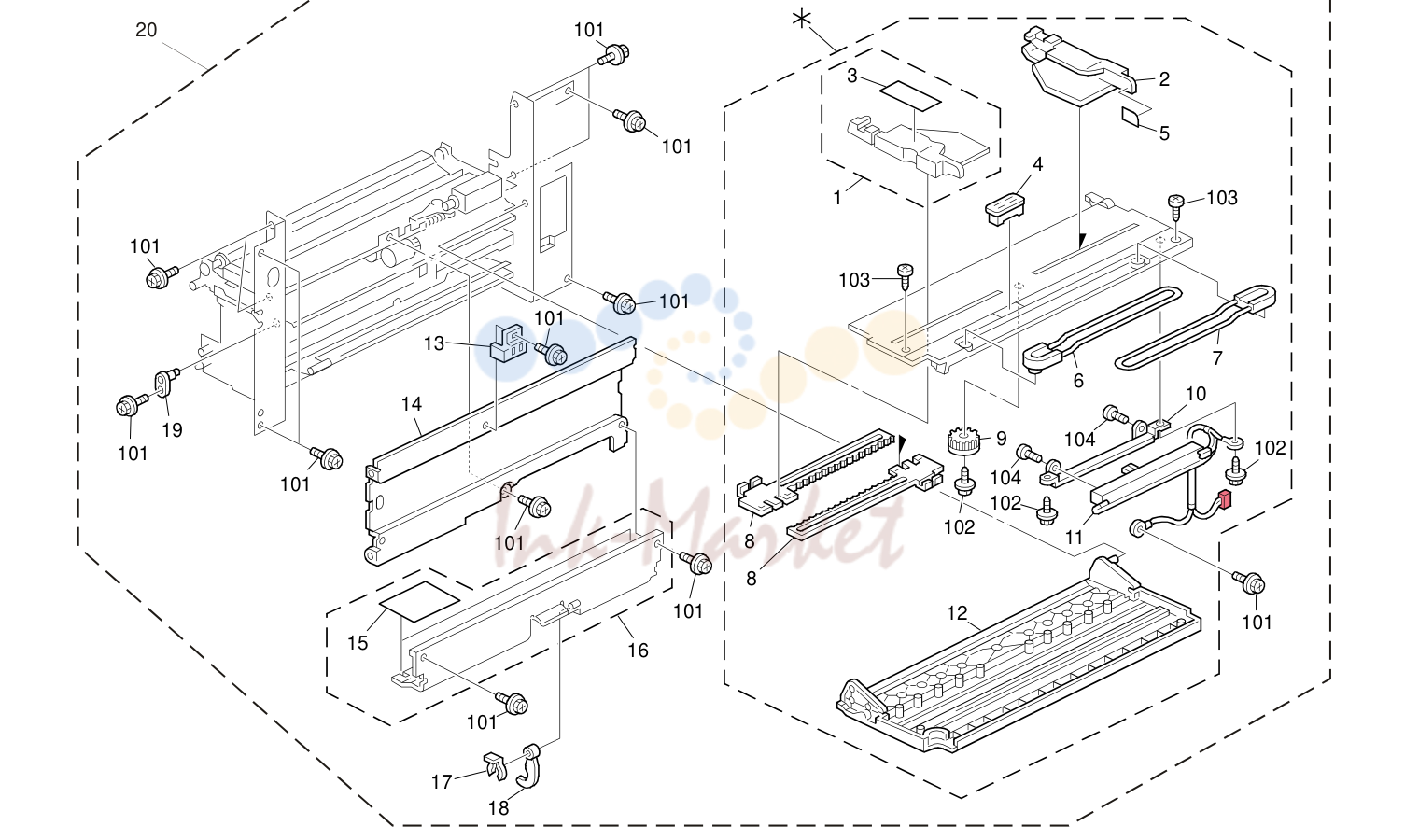 By-pass Feed Tray (D131/D132/D133)