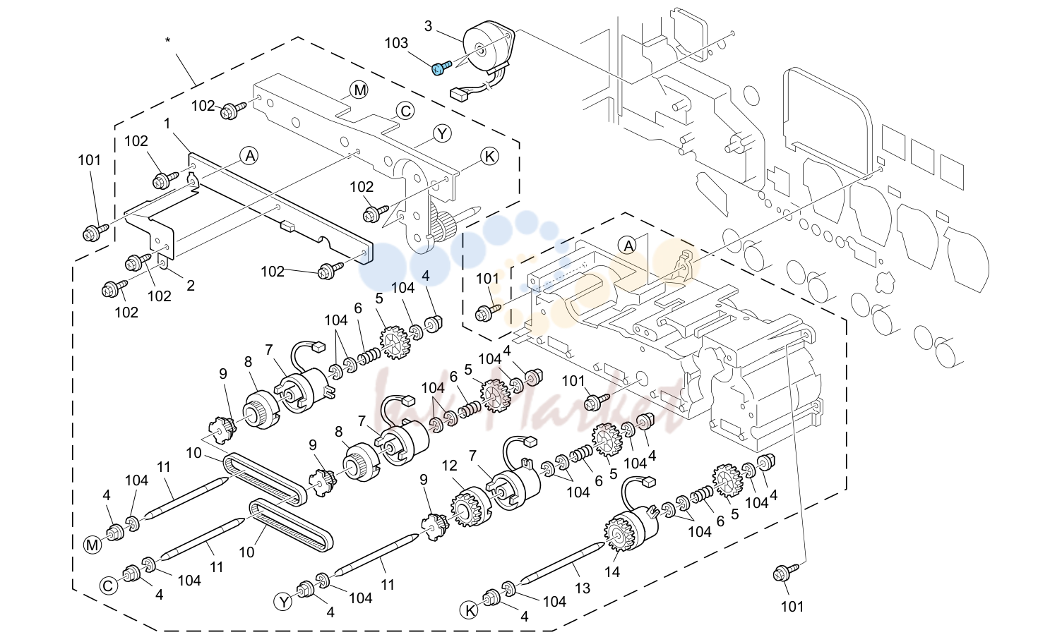 Toner Hopper 1 (B230/B237/D042)