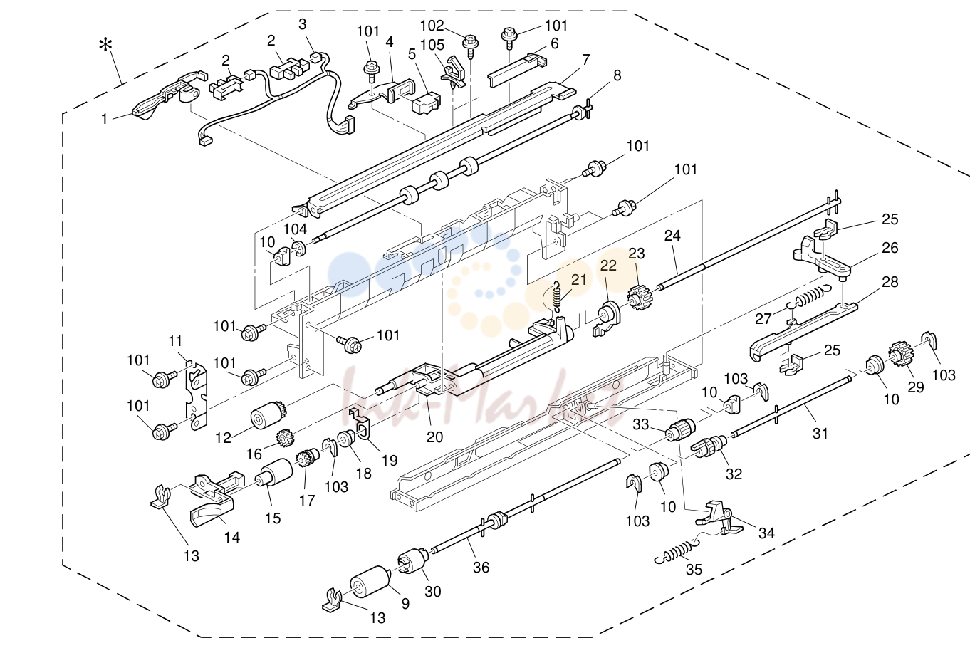 11. Paper Feed Section (B230/B237)