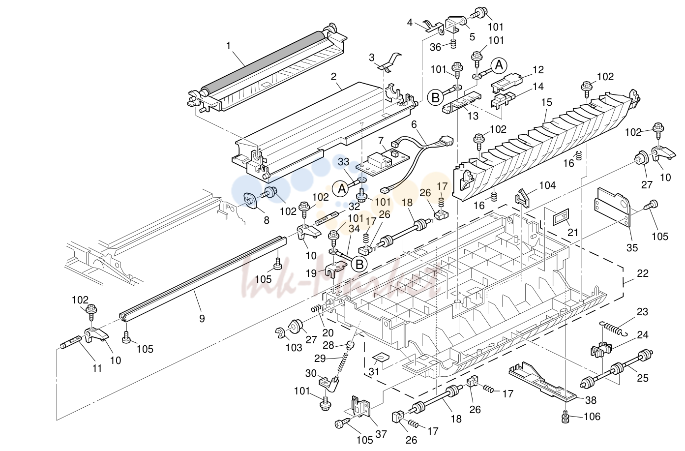 16. Paper Transfer Section (B230/B237)