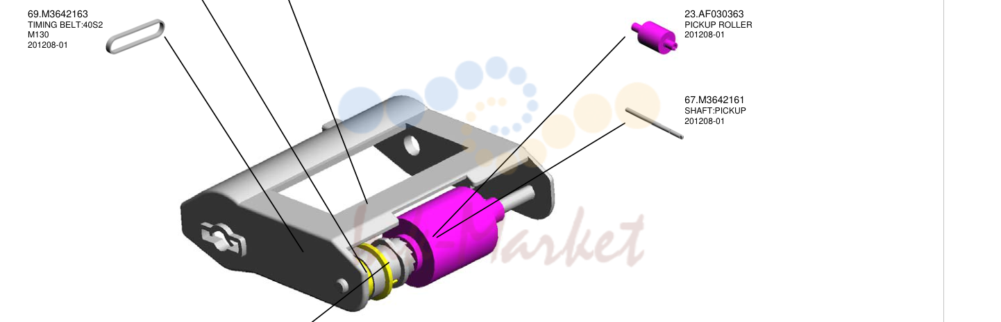 18. PICKUP ROLLER:ASS'Y