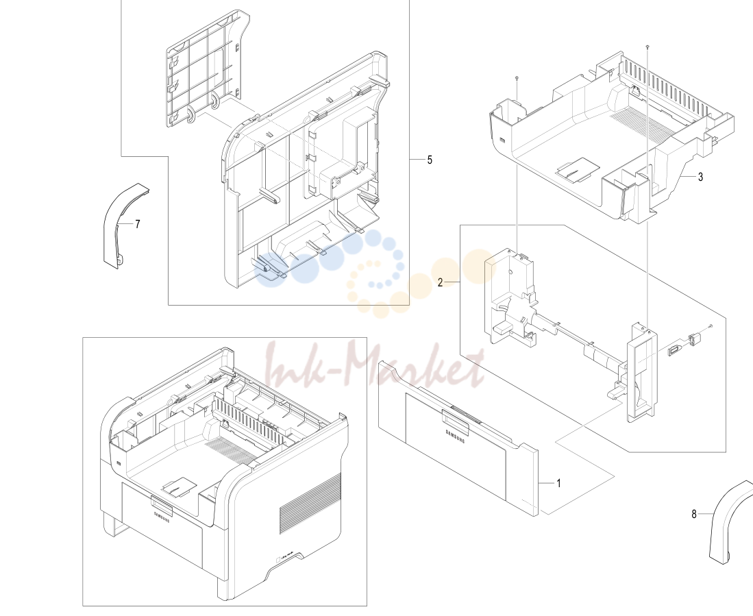 2. Cover Ass'y (G960)