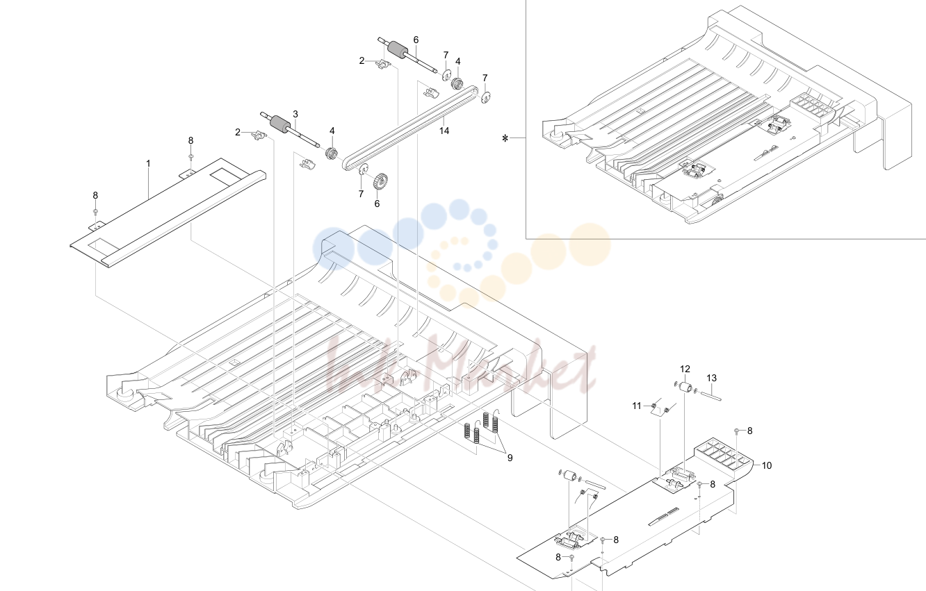 13. Duplex Unit (Optional) (G960)