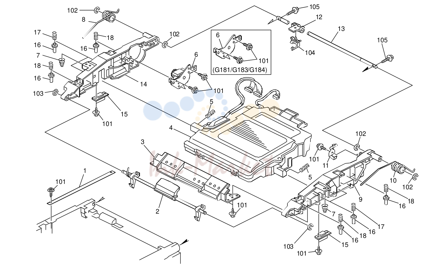 4. Imaging Unit (G165/G166/G167/G181/G183/G184)