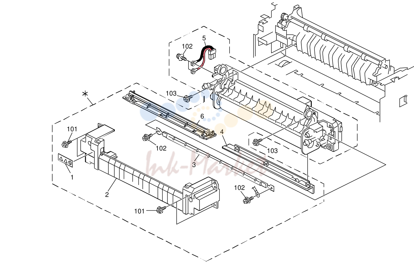 7. Fusing Unit (G165/G166/G167/G181/G183/G184)