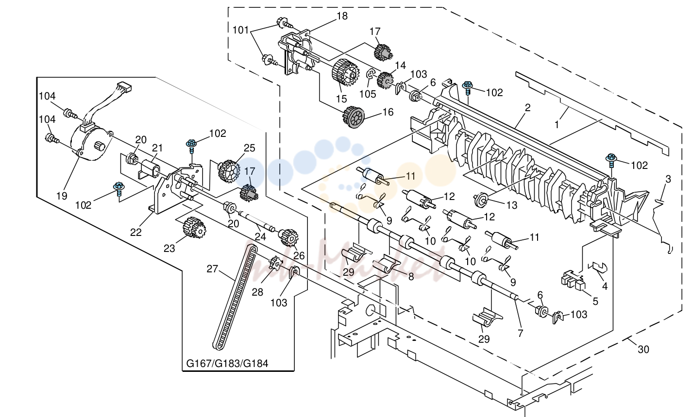 8. Paper Exit (G165/G166/G167/G181/G183/G184)