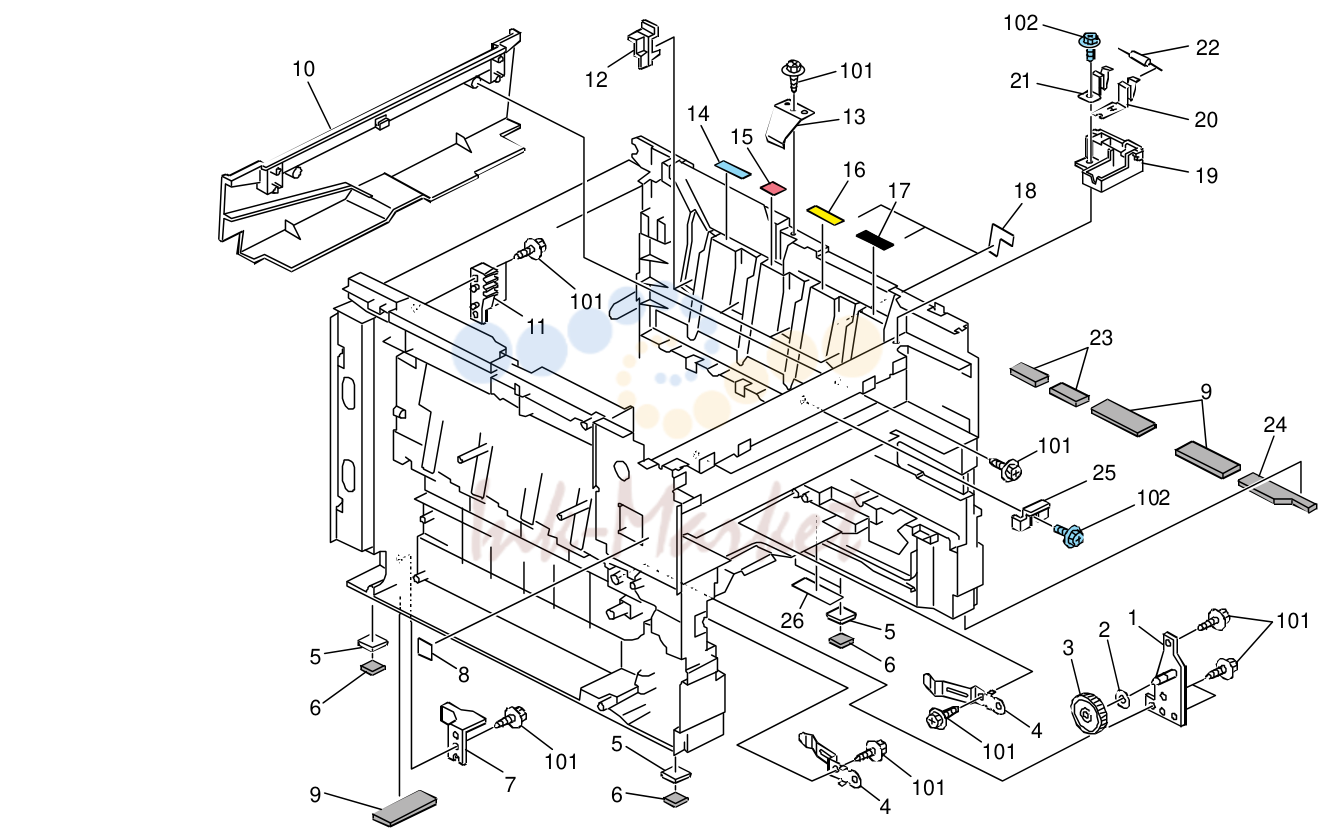 14. Frame Section (G165/G166/G167/G181/G183/G184)