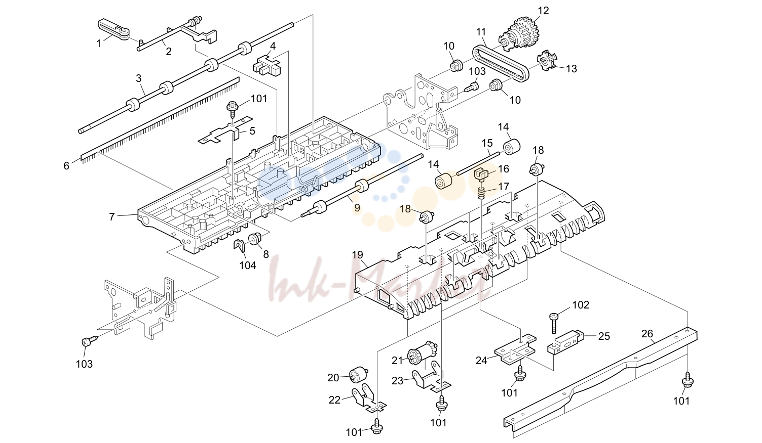 Paper Exit Section 2 (G133)